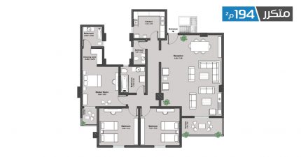 شقق للبيع في حي اللوتس الشمالية بالتجمع الخامس ارضي بحديقة - مشروع 14 بالتجمع الخامس