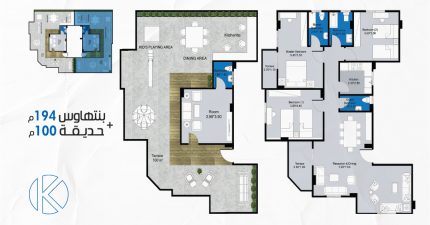 النرجس الجديدة | القاهرة الجديدة | التجمع الخامس | قنديل للتطوير العقاري| g188| بنتهاوس| penthouse