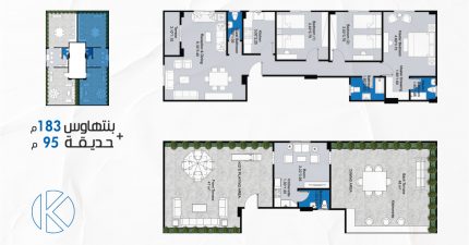النرجس الجديدة | القاهرة الجديدة | التجمع الخامس | قنديل للتطوير العقاري| D216| بنتهاوس| penthouse