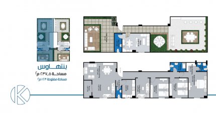 D 159 بيت الوطن الحي السادس قنديل للتطوير العقاري | القاهرة الجديدة | بنتهاوس